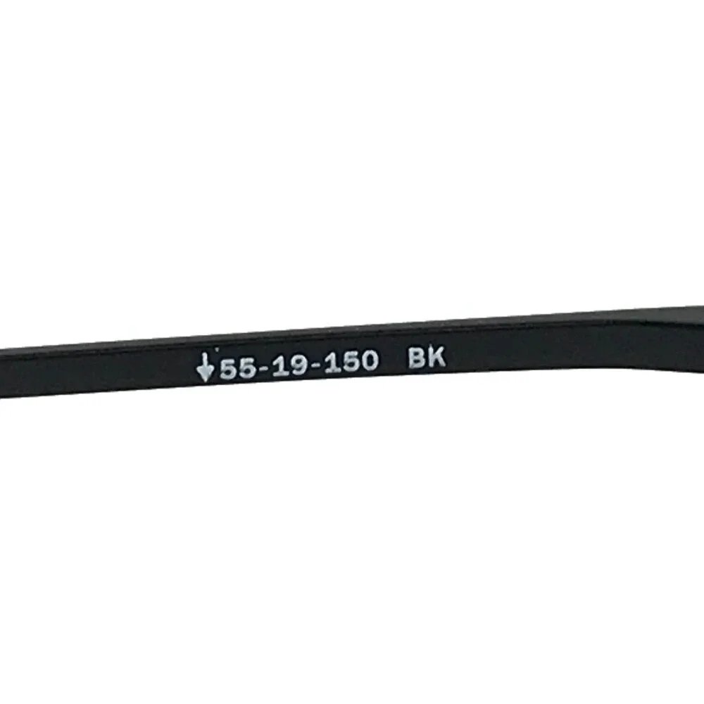 Elliott Ives Eyeglasses Frame FRINGE BK Black Square Half Rim Titanium 55-19-150